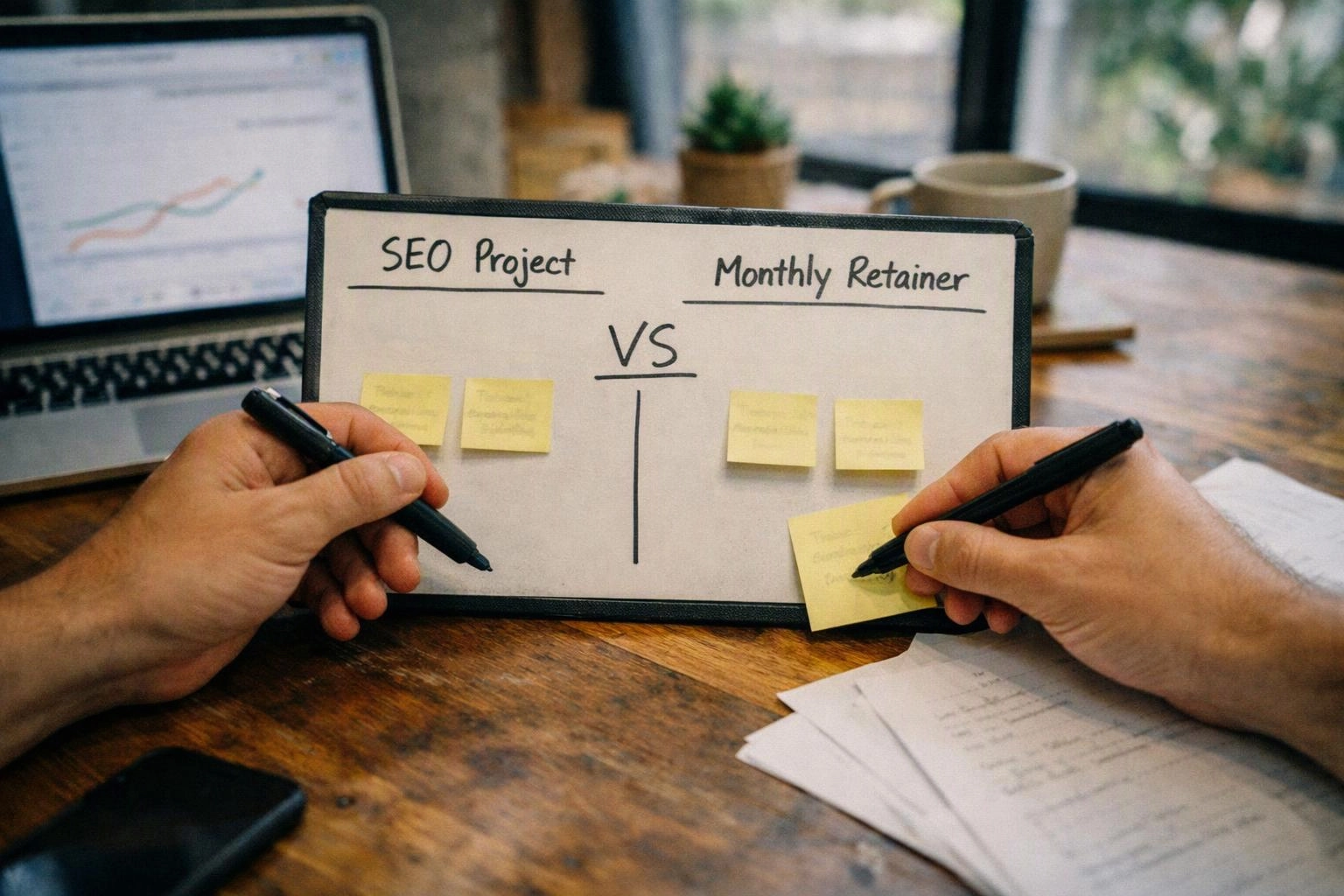 SEO Project or Monthly Retainer: Which Engagement Fits?