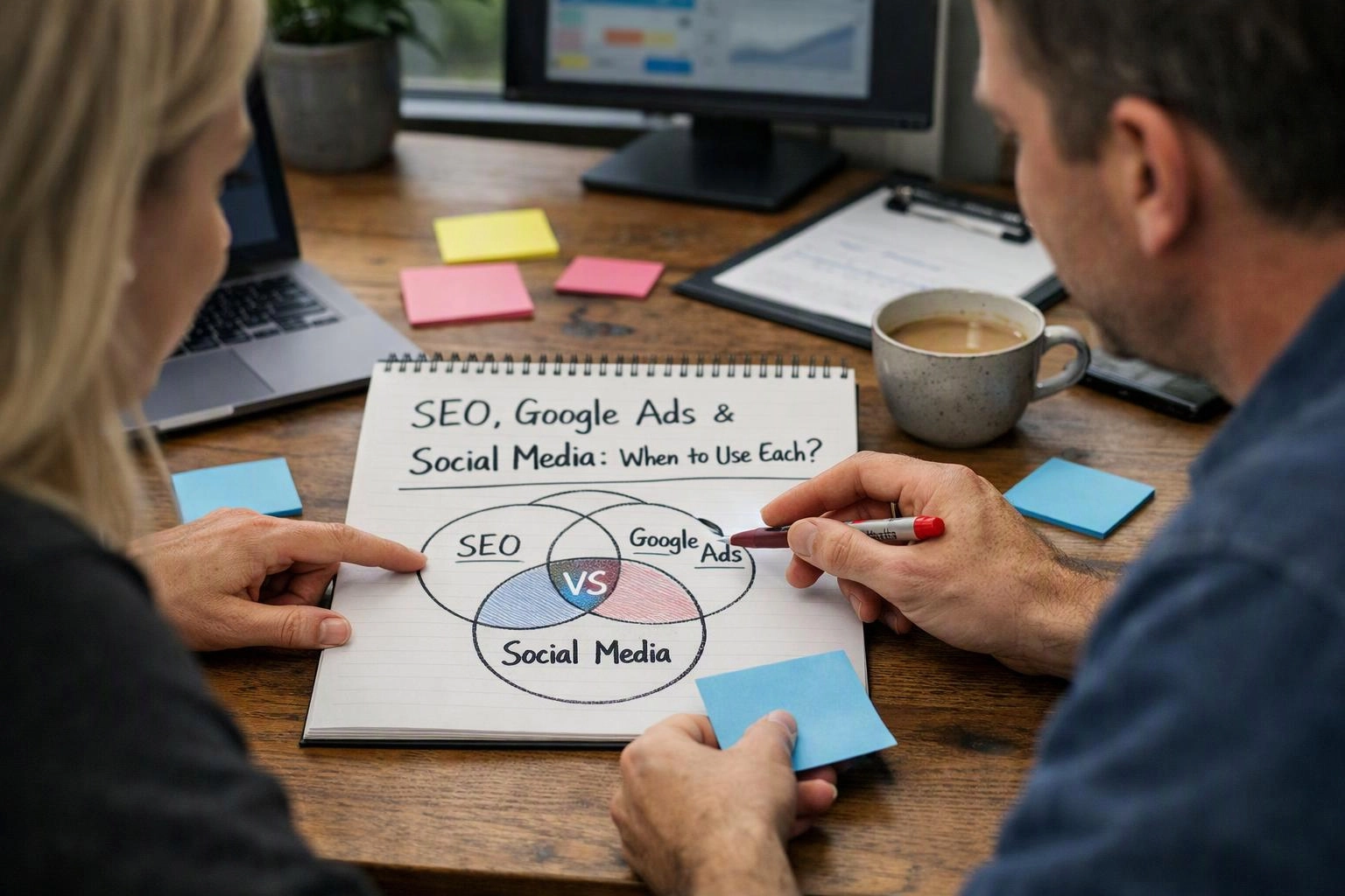 SEO, Google Ads and Social Media: When to Use Each